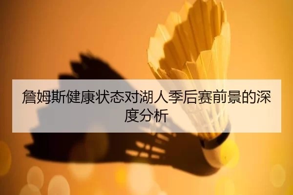 詹姆斯健康状态对湖人季后赛前景的深度分析